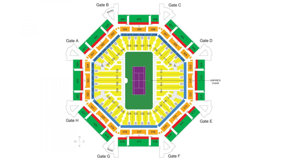 mapa ng Dubai tennis stadium