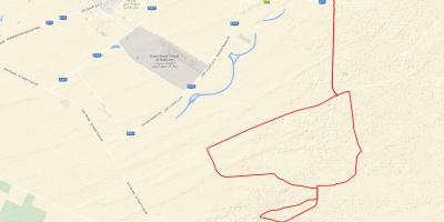 Al Qudra ikot ng path mapa ng lokasyon