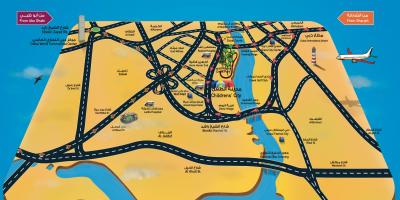 Mapa ng mga Bata sa lungsod ng Dubai