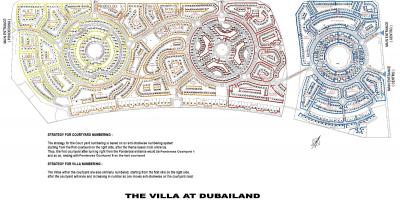 Ang villa Dubai mapa ng lokasyon