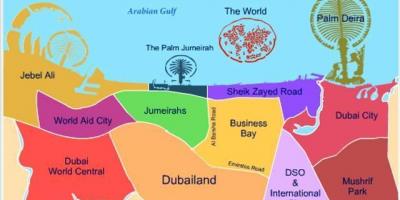 Mapa ng Dubailand
