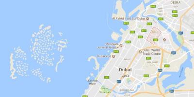 Karama ng Dubai mapa