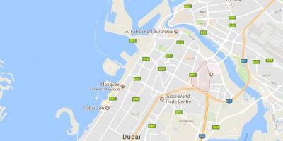 Mapa ng Oud Metha Dubai