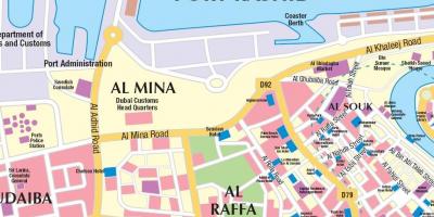 Dubai port mapa